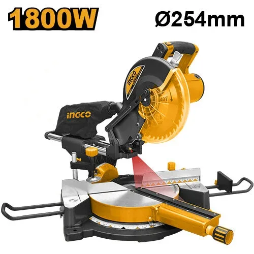 Mașină de debitat lemn 1800W 254*16mm INGCO BM2S18004