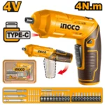 Masina de insurubat cu acumulator Li-Ion 4V 4N.m INGCO CSDLI04425
