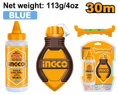 Dispozitiv p/u trasare 3buc. set INGCO HCLR0130