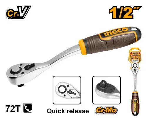 HRTH8412.jpg Antrenor cu clichet 1/2" 260 mm INGCO HRTH8412 - imagine 1