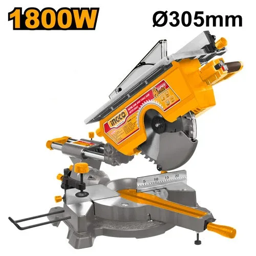 Mașină de debitat lemn cu tabla INDUSTRIAL  INGCO 1800W 305*30mm MT2S18002