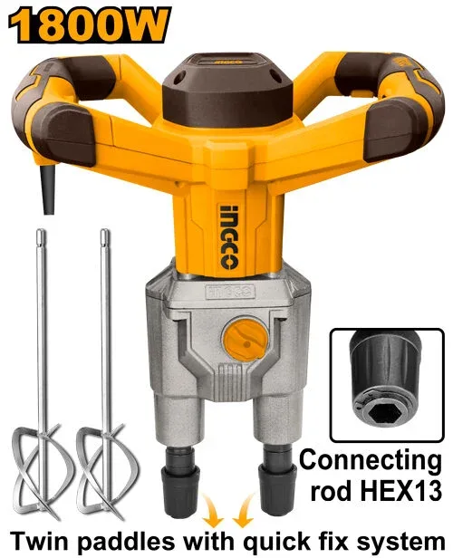 Mixer de construcție 1800W INGCO MX218008