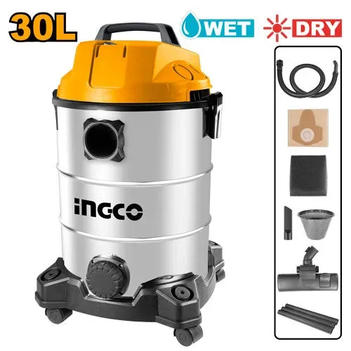 Универсальный пылесос 1300 Вт 30 л INGCO VC13301