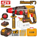 Перфоратор с аккумулятором 42В/2*2.0Ач INGCO CRHLI422682