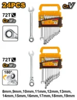 Set chei combinate 24 buc 8-19mm INDUSTRIAL INGCO HKSPAR2024