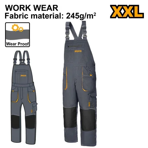 WUCT8033.XXL Salopetă cu pieptar INGCO WUCT8033.XXL - imagine 1