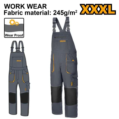 WUCT8033.XXXL Salopetă cu pieptar INGCO WUCT8033.XXXL - imagine 1