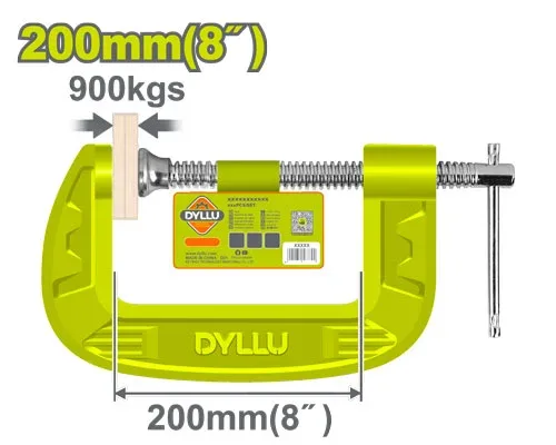 DTCP1108 Menghina cu surub tip G 200mm DYLLU DTCP1108 - imagine 1