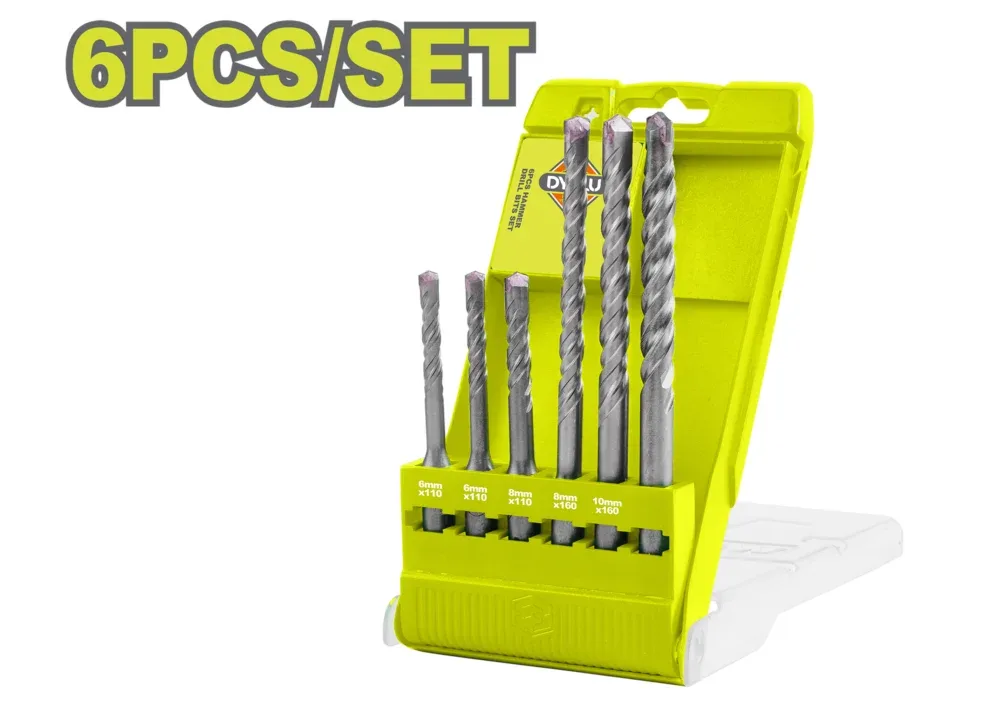 Set burghiu SDS-Plus 6buc. DYLLU DTHD6B06