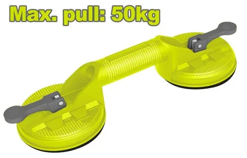 Ventuză dublă pentru sticlă 115mm DYLLU DTKR1G50