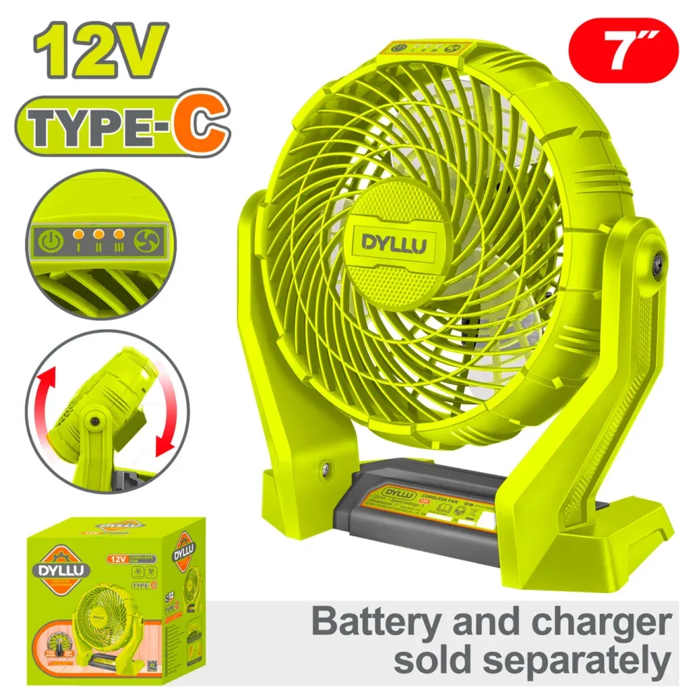 Ventilator  pe acumulator(fara acumulator) DYLLU DTLF1507