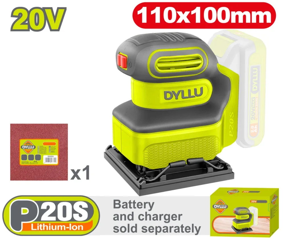 Masina de slefuit compatibila cu acumulator 20V DYLLU DTRAP5010