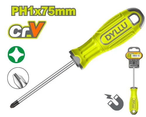 DTSD2213 Surubelniță cruce PH1*75mm DYLLU DTSD2213 - imagine 1