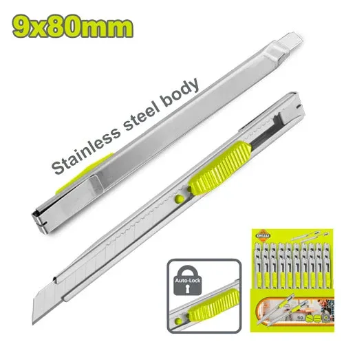 Cutter retractabil 9х80mm metal DYLLU DTSK1509