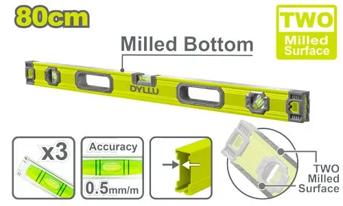 Nivela cu 3 indicatori 80 cm  DYLLU DTSL1G80