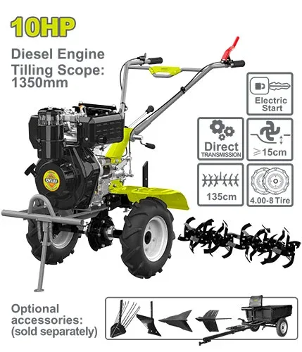 Motocultor pe motorină 10HP DYLLU DTTL3A135D