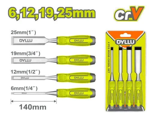 Set dalti lemn 4buc DYLLU DTWC2204