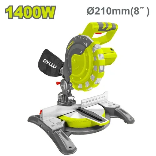 Fierastrau circular de retezat 210mm 1400W DYLLU DTXD151400