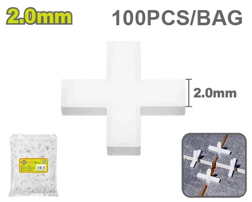 DTXZ1002 Distanțier pentru gresie 2mm 100buc. DYLLU DTXZ1002 - imagine 1