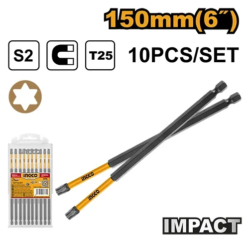 SDBIM11T2563 Bita T25 150mm set 10buc INGCO SDBIM11T2563 — изображение 1