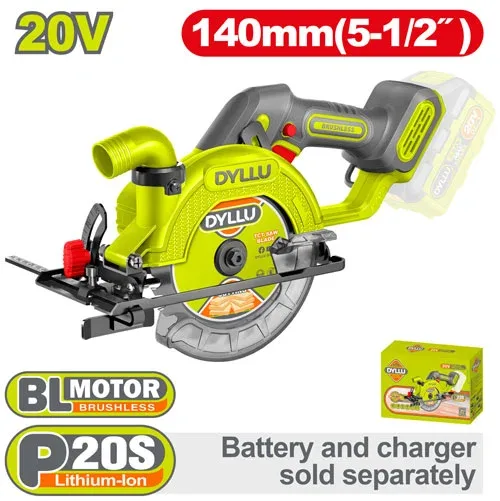 Ferestrău circular compatibil cu acumulator 140mm DYLLU DTLWP5630