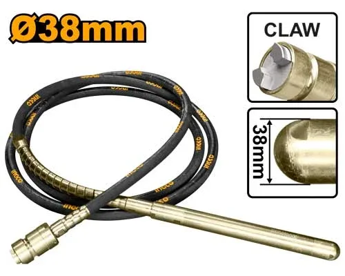 Ax cu buzdugan pentru un vibrator profund 38mm INGCO  VBP1381