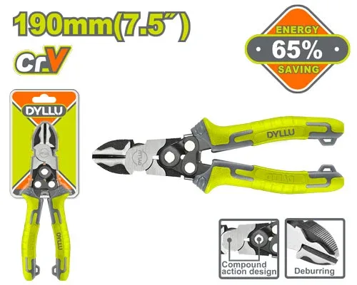 DTPL3768 Clește diagonal 190 mm DYLLU DTPL3768 — изображение 1