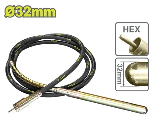 Ax cu buzdugan pentru un vibrator profund 32mmØ DYLLU DTVRP2A32
