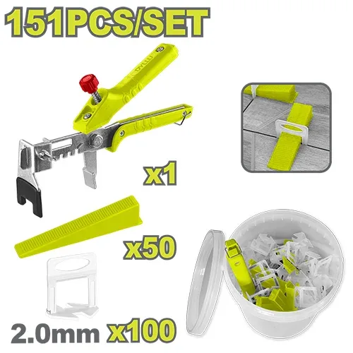 Set 151 piese pentru nivelarea plăcilor ceramice DYLLU DTXZ7B202