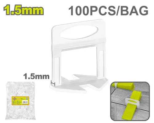 Cleme nivelare gresie și faianță 1.5mm 100buc. DYLLU DTXZ2315