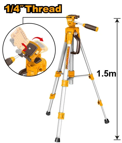 Trepied pentru nivela laser 1.5m INGCO HLLT01586